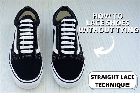 lacing sneakers without tying